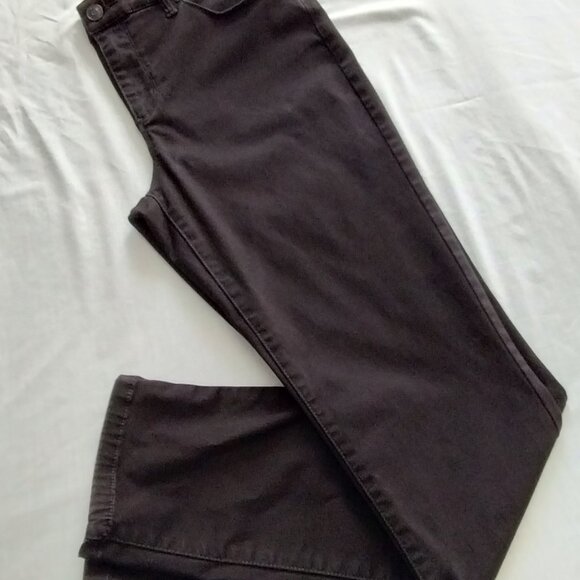 CHICO's PLATINUM Black Brushed Cotton JEGGING Pants Sz 0.5 - Picture 1 of 6